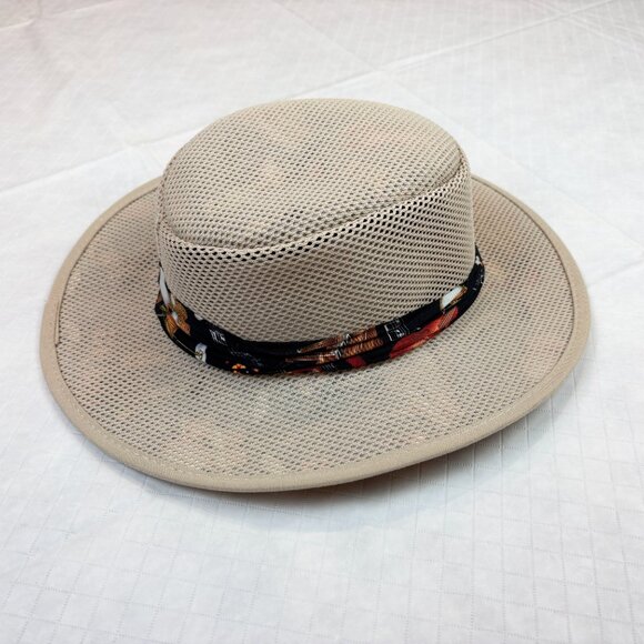 Cabana Breathable Wide Brim Sun Safari Cabana style Hat. Size Small. New - Picture 2 of 11